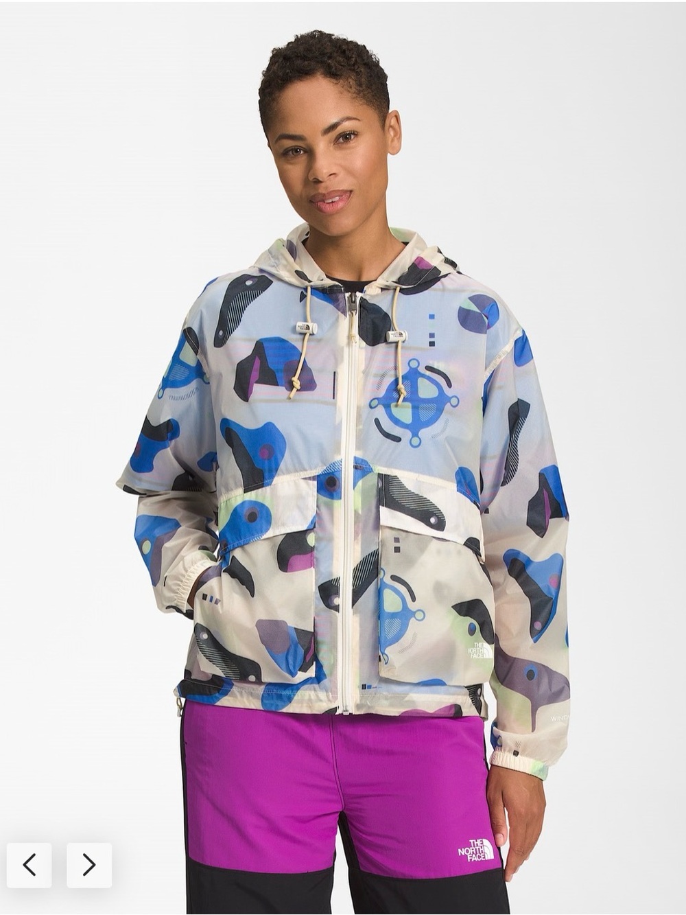 The North Face Women’s M66 Translucent Packable Wind Hoodie Jacket M Gorpcore